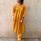 Zephyr Line Play Embroidered Kurta