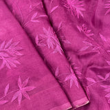 Embroidered organza saree