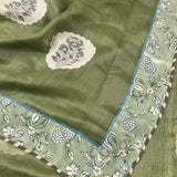 Appliqued Supernet saree