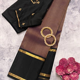 Tejasvi Striped kanchipuram silk saree