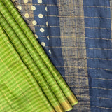 Maya Dot Magic Tussar Saree - Green