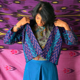 Elements Blueway Reversible Ikat Jacket - Navy