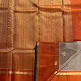 Vera Kolam Contrast Border Kanchipuram Silk Saree