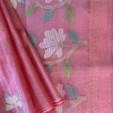 Organza jamdani saree