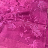 Embroidered organza saree