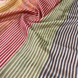 Multicoloured polka dots chanderi saree