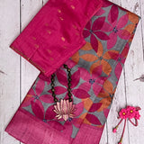 Veena parijath tussar saree