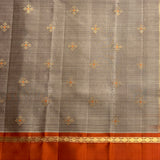 Vera Kolam Contrast Border Kanchipuram Silk Saree