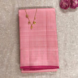 Alani temple striped kanchipuram silk saree