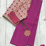 Kimaya tricolour silk saree