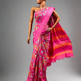 Veena parijath tussar saree
