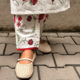 Rosette Embroidered Coord Set