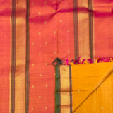 Vera Small Bordered Kanchipuram Silk Saree - Yellow