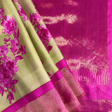 Mila camelia kanchipuram silk saree