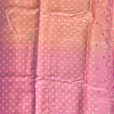 Ombre tussar embroidered saree