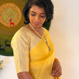 Mishrita Colour Blocked Organza Saree