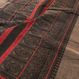 Leheriya bordered kanchi cotton saree