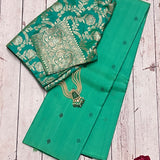 Kimaya tricolour silk saree