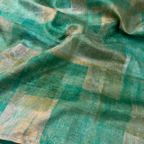 Mishrita brush dyed silk saree