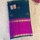 Vera Kolam Contrast Border Kanchipuram Silk Saree