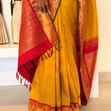 Mohana Rudraksham Motif Kanchipuram Silk Saree