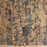 Tussar kalamkari saree