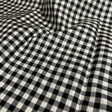 Charita checked kanchi silk fabric