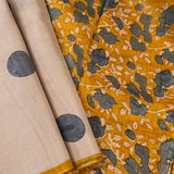 Veena polka tussar saree