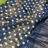 Maya Dot Magic Tussar Saree - Green