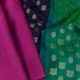 Kimaya tricolour silk saree