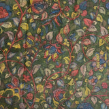 Sameeksha organza kalamkari saree