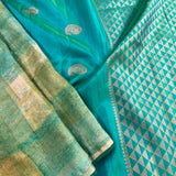 Mishrita brush dyed silk saree