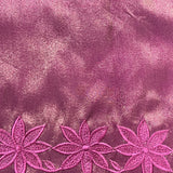 Embroidered organza saree