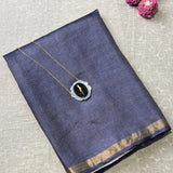 Tussar petit point saree