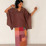 Elements Embroidered Kaftan - Sand