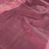Lilac Jamdani Saree