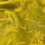 Embroidered organza saree
