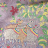 Ponduru Khadi Handwoven Saree - Lavender