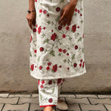 Rosette Embroidered Coord Set