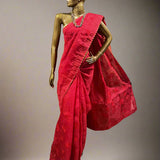 Embroidered organza saree