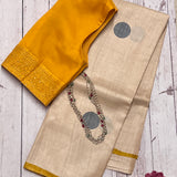 Veena polka tussar saree