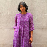 Printed chiffon dress