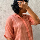 Kota Peach Overlay Dress