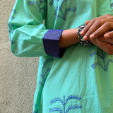Zephyr Turquoise Kurta Set