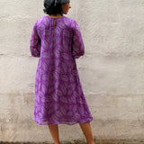 Printed chiffon dress