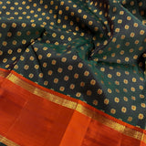 Meera meenakari kanchipuram silk saree