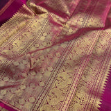 Charita rudraksham kanchipuram silk saree