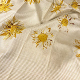 Mila checked sunflower kanchipuram silk saree
