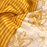 Mila stripe and flowers Kanchipuram silk saree