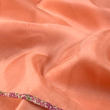 Mishrita organza saree with kanchi silk pallu